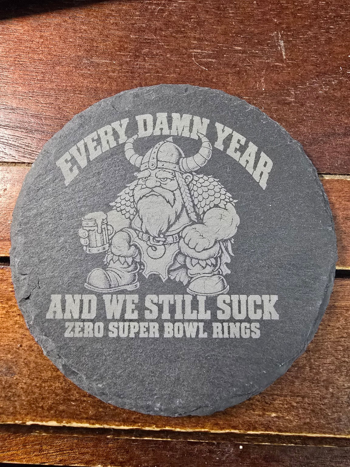 Custom Engraved Slate Coasters - Set of 4